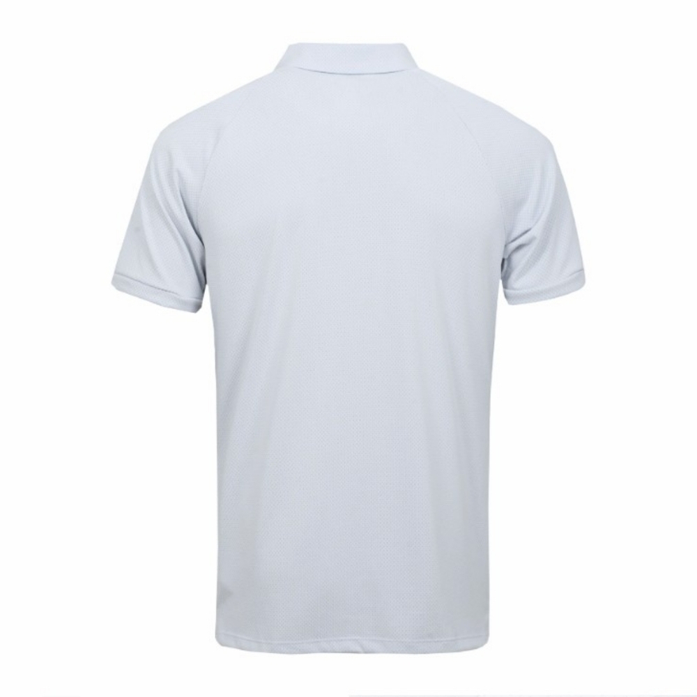 Nike Zonal Cooling Men's M Stripe Polo Lightweight White - Picture 2 of 13